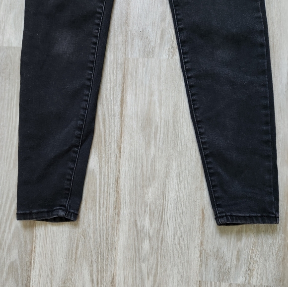 Aeropostale Black High Rise Curvy Jeggings Skinny Leg Thick Stretch Size 0 Reg - Picture 4 of 11